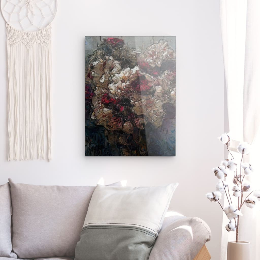 Flowers study 23, Acrylic Glass on Metal