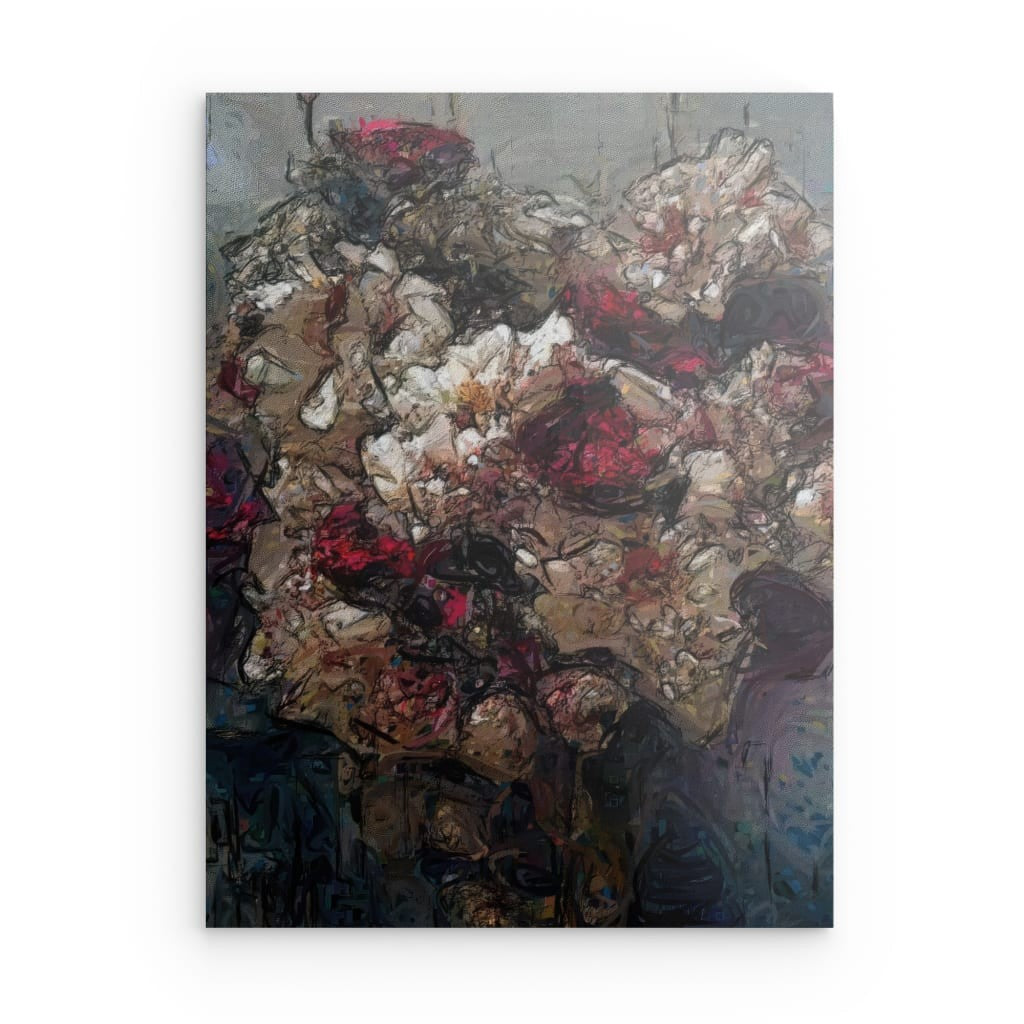 Flowers study 23, Metal