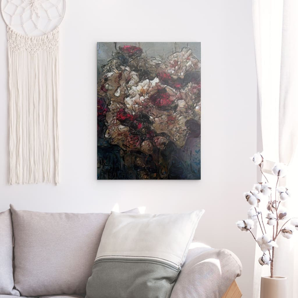 Flowers study 23, Metal