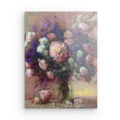 Flowers study 24, Acrylic Glass on Metal