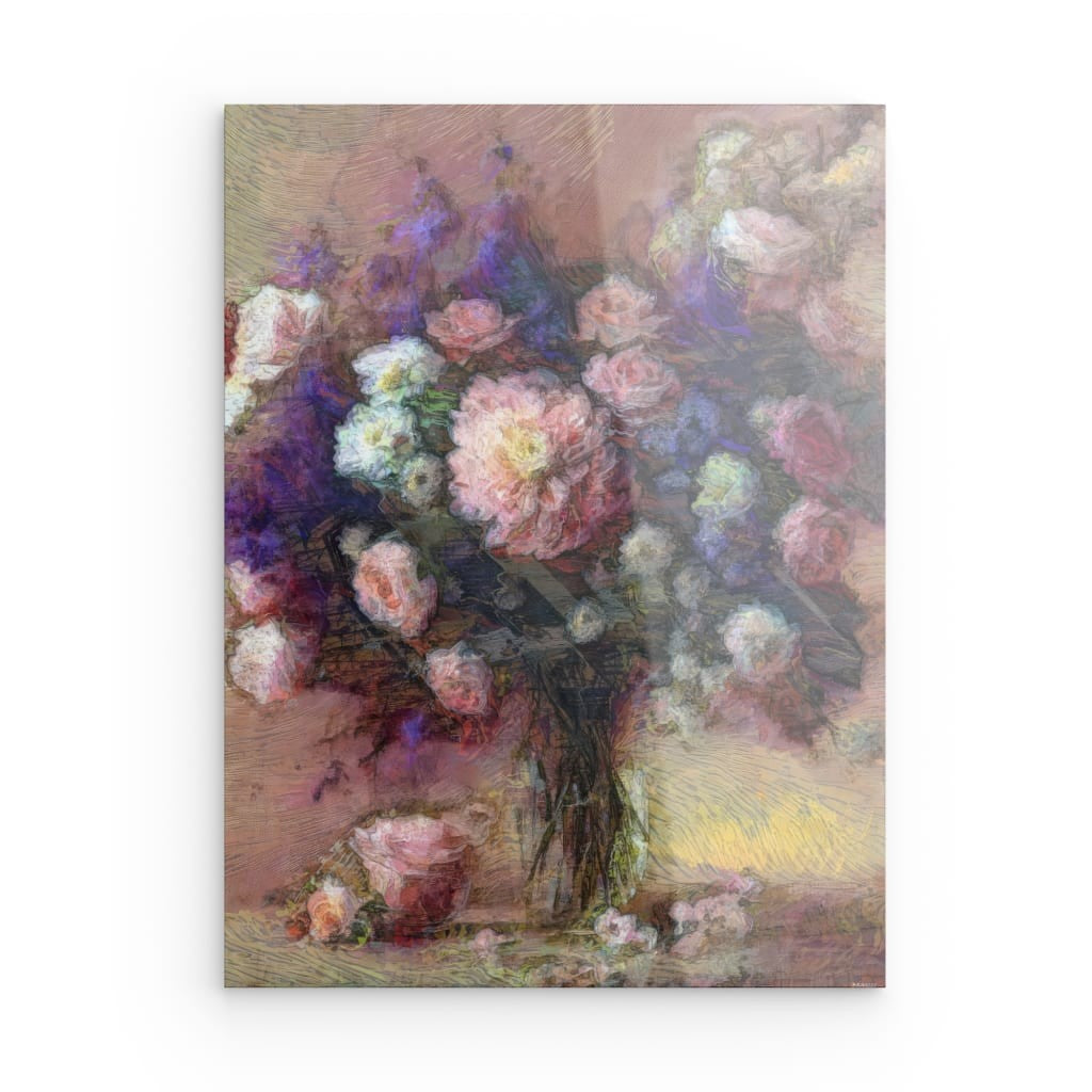 Flowers study 24, Acrylic Glass 100 x 75 cm