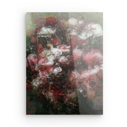 Flowers study 27, Acrylic Glass on Metal 40 x 30 cm