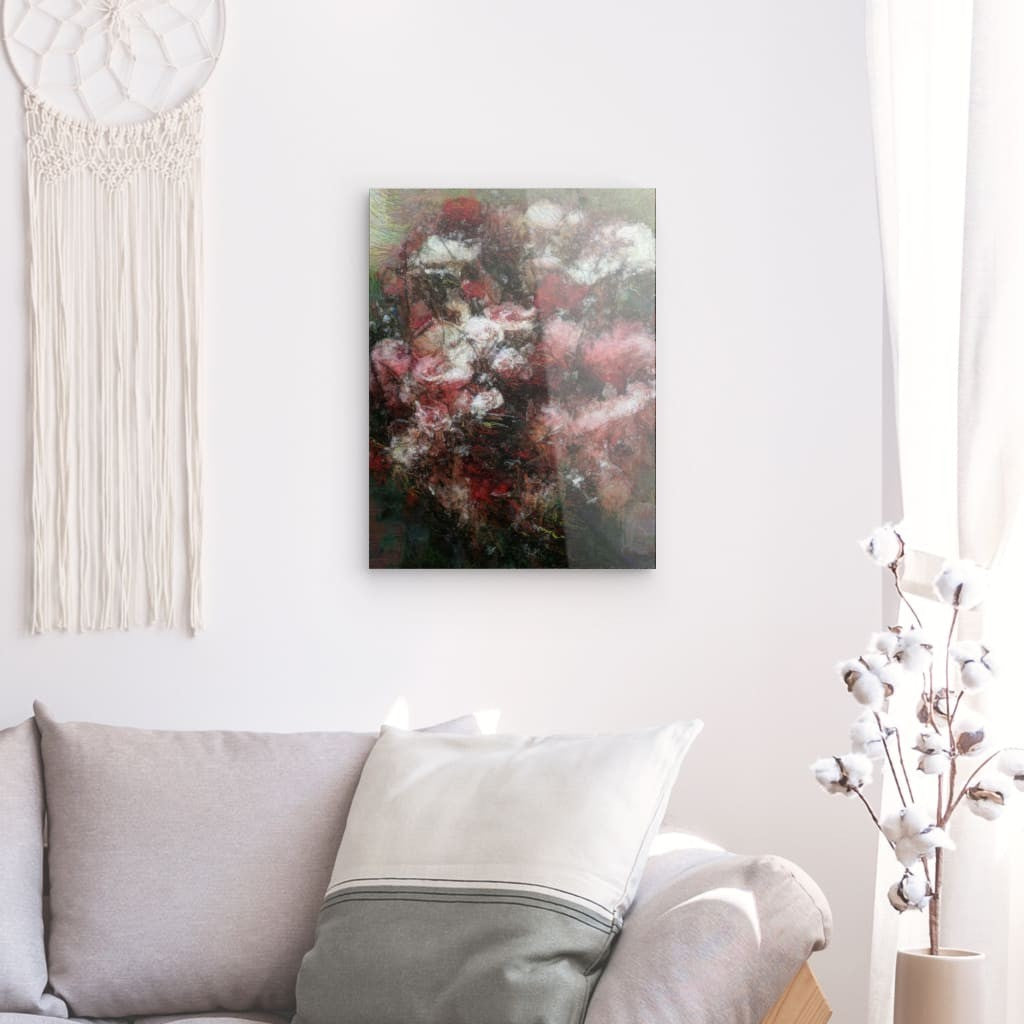 Flowers study 27, Acrylic Glass on Metal