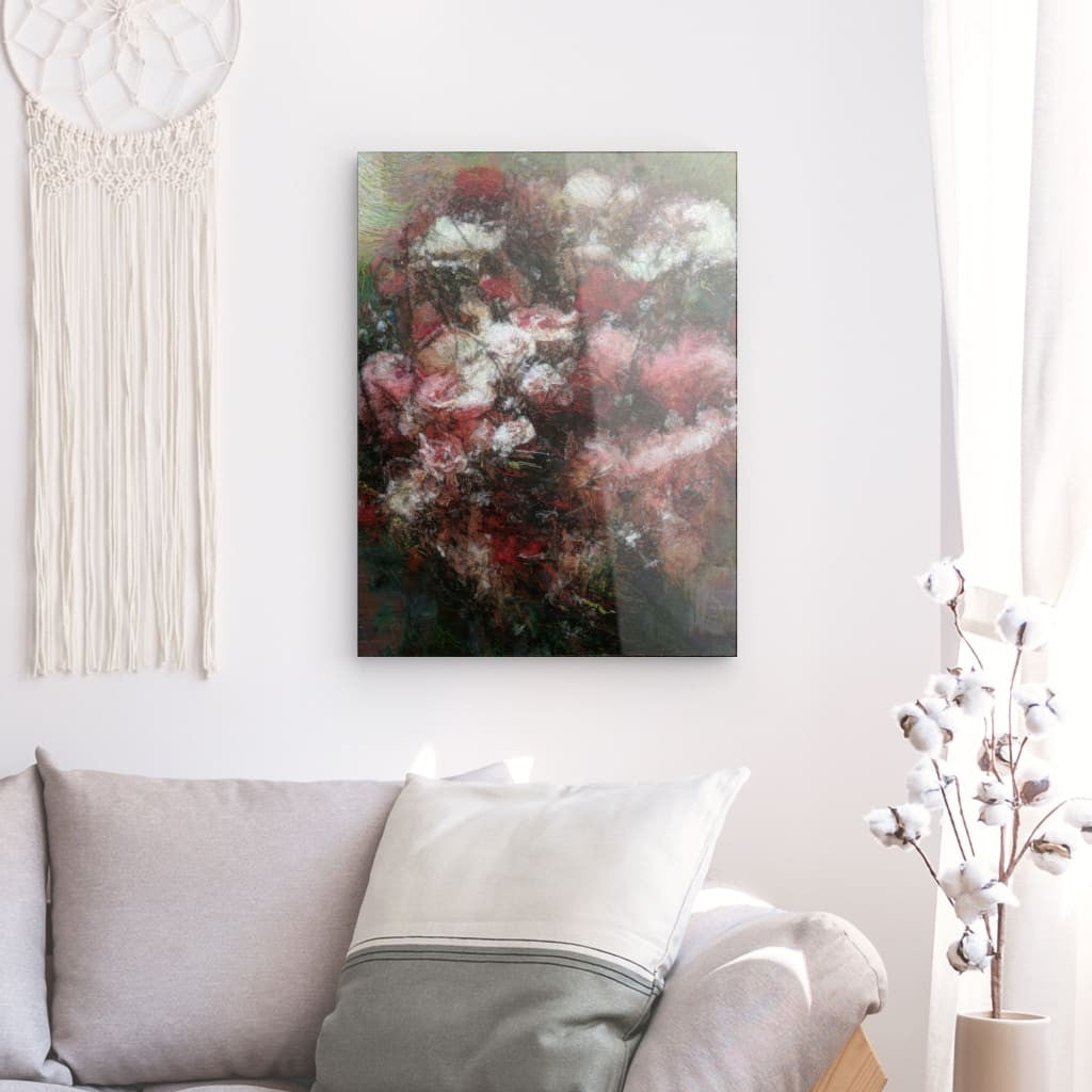 Flowers study 27, Acrylic Glass on Metal