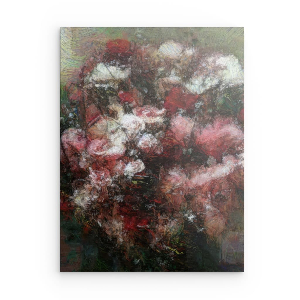 Flowers study 27, Metal 40 x 30 cm