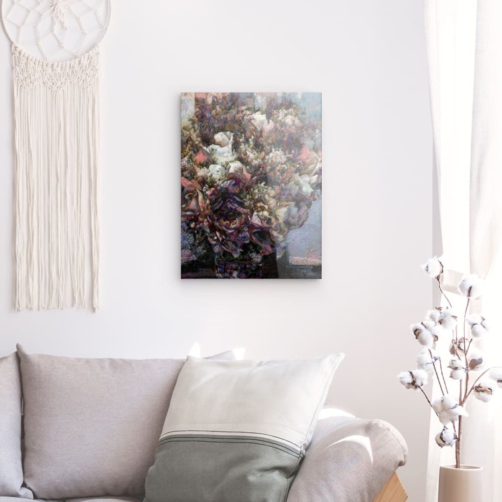 Flowers study 28, Acrylic Glass on Metal