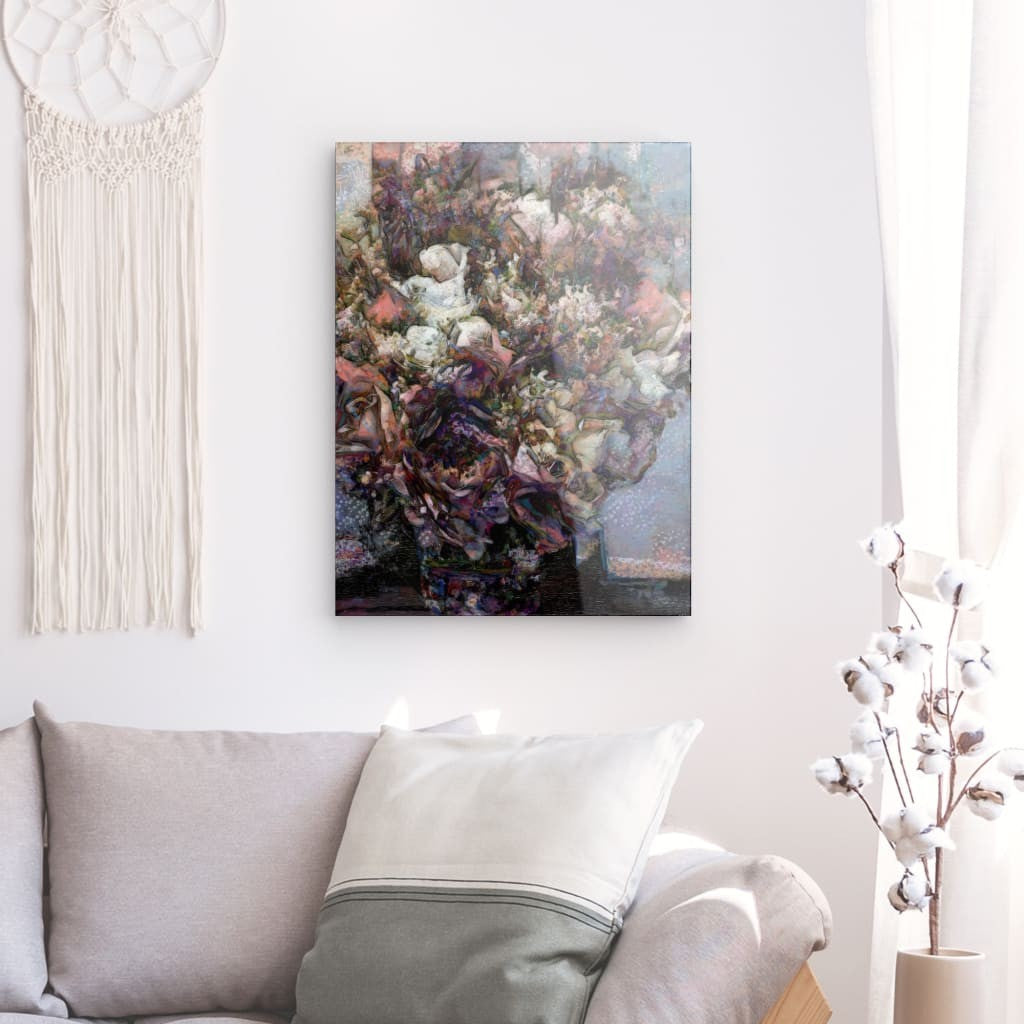 Flowers study 28, Acrylic Glass on Metal