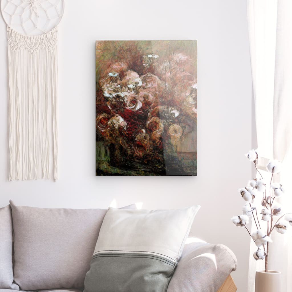 Flowers study 29, Acrylic Glass on Metal