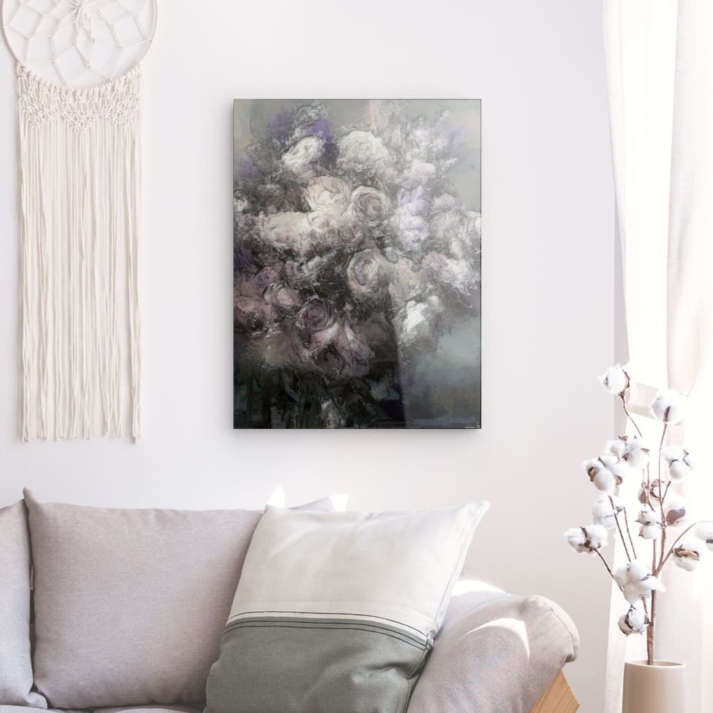 Flowers study 30, Acrylic Glass on Metal