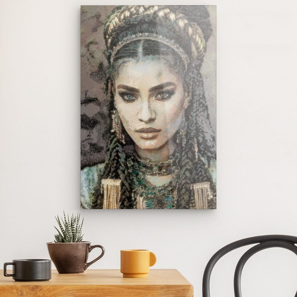 Nora, Acrylic Glass on Metal